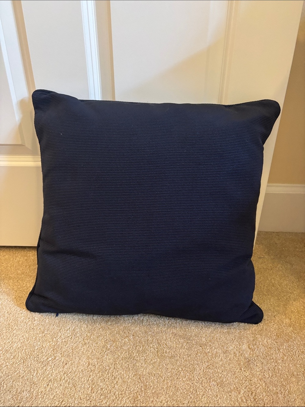 Navy Accent Pillow